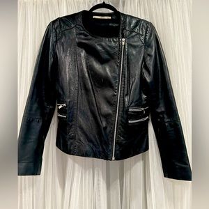 Mango Leather Jacket